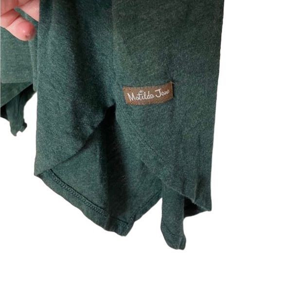 MATILDA JANE ‘Take a Trip’ Green Flowy Tunic T-shirt Women’s Size Small - Picture 8 of 9